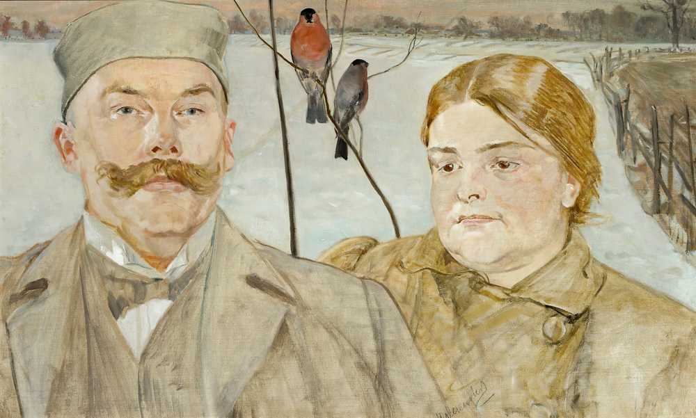 Portrait of Wacław Karczewski and Helena Karczewska (1900) - Jacek Malczewski