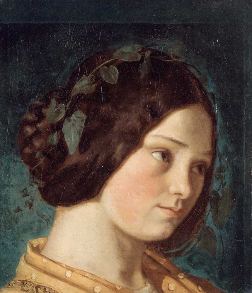 Portrait of Zelie Courbet (1842) - Gustave Courbet