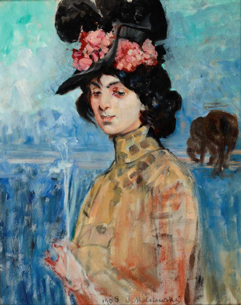 Portrait of Zofia Atteslander (1908) - Jacek Malczewski