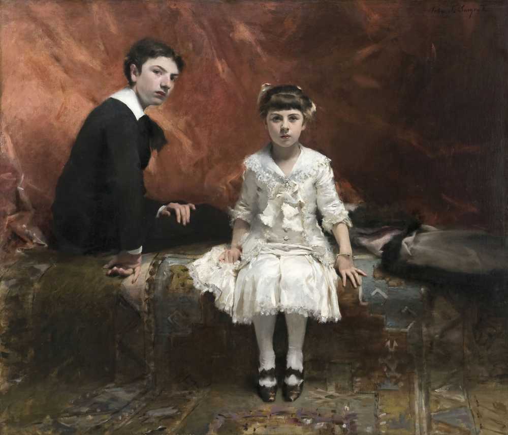 Portrait of Édouard and Marie-Louise Pailleron (1881) - John Singer-Sargent