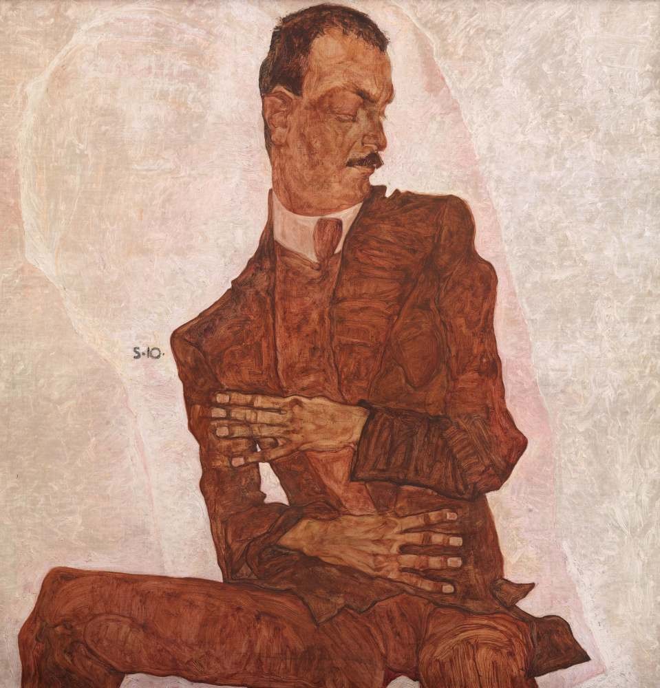 Portrait of Arthur Rossler - Schiele