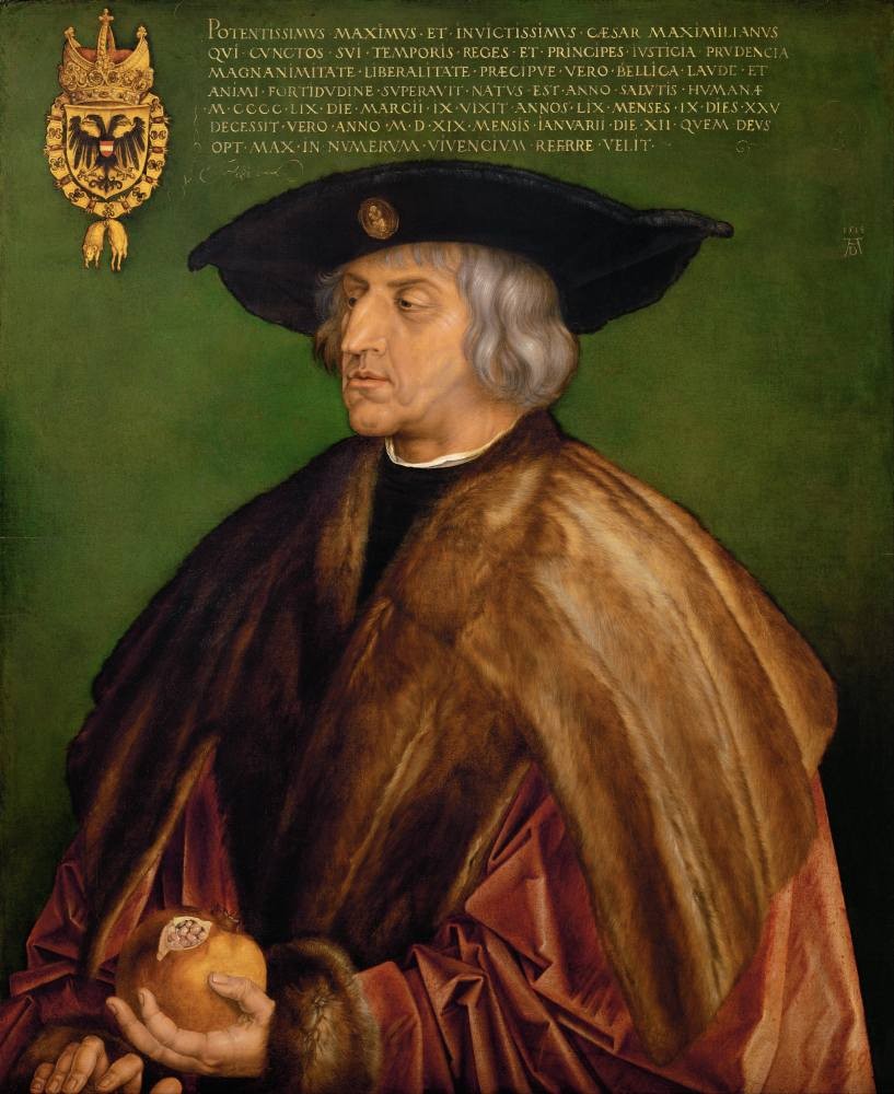 Portrait of Emperor Maximilian - Durer