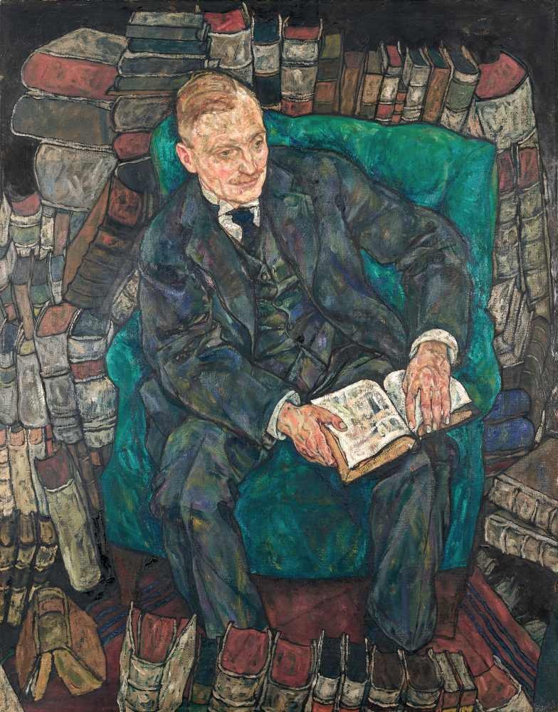 Portrait of Hugo Koller - Schiele