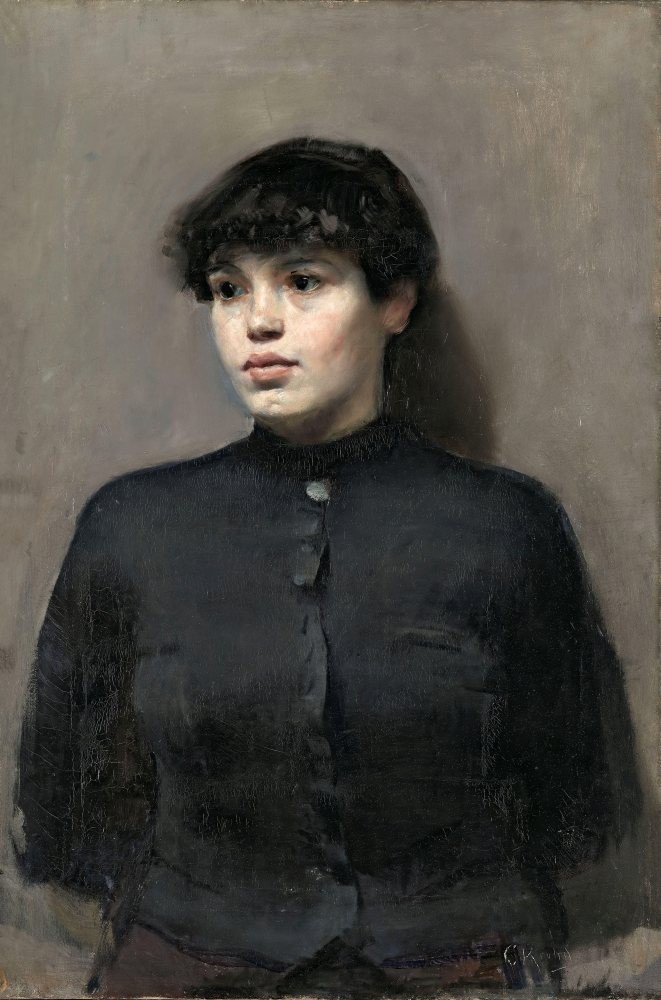 Portrait of Jossa - Christian Krohg