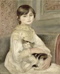 Portrait of Mademoiselle Julie Manet - Renoir