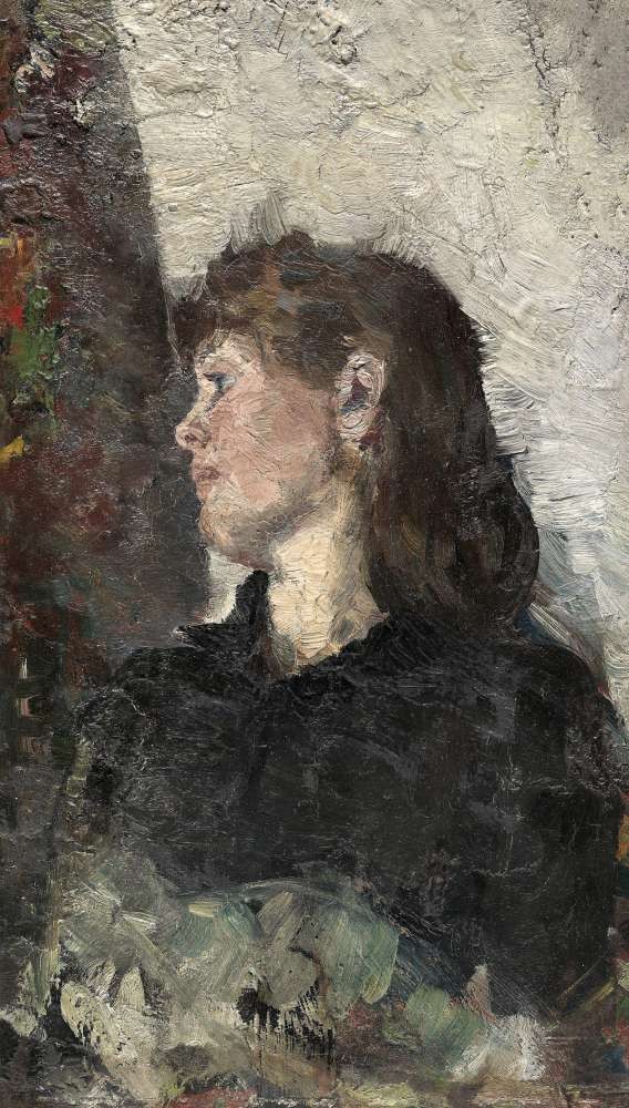 Portrait of the Painter Oda Krohg - Christian Krohg
