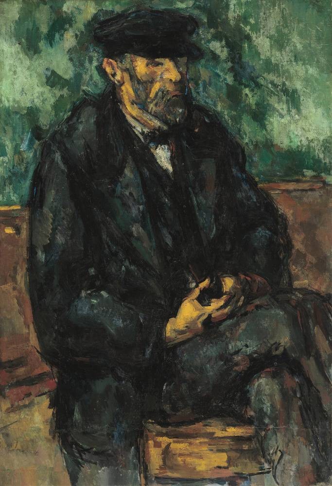 Portrait of Vallier - Cezanne