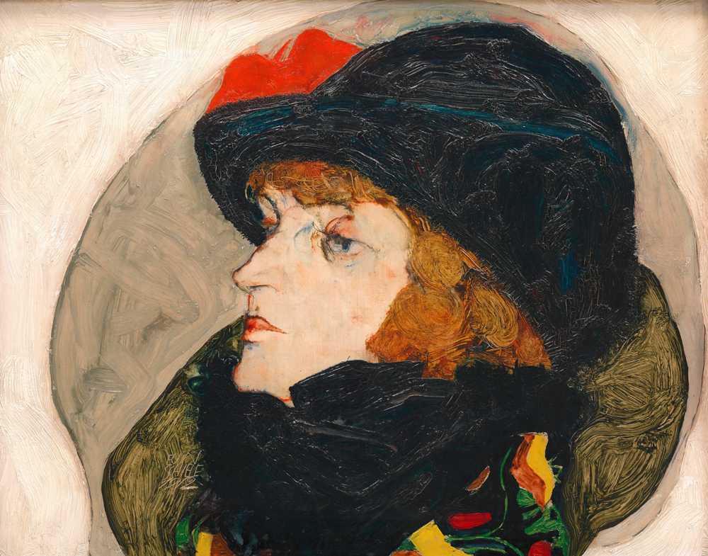 Portrat Ida Roessler (1912) - Egon Schiele