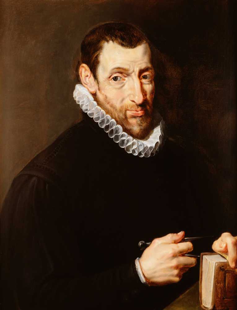 Portret van Christoffel Plantin (1612-1616) - Peter Paul Rubens