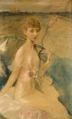 Portret Zofii Jachimeckiej (before 1913) - Teodor Axentowicz