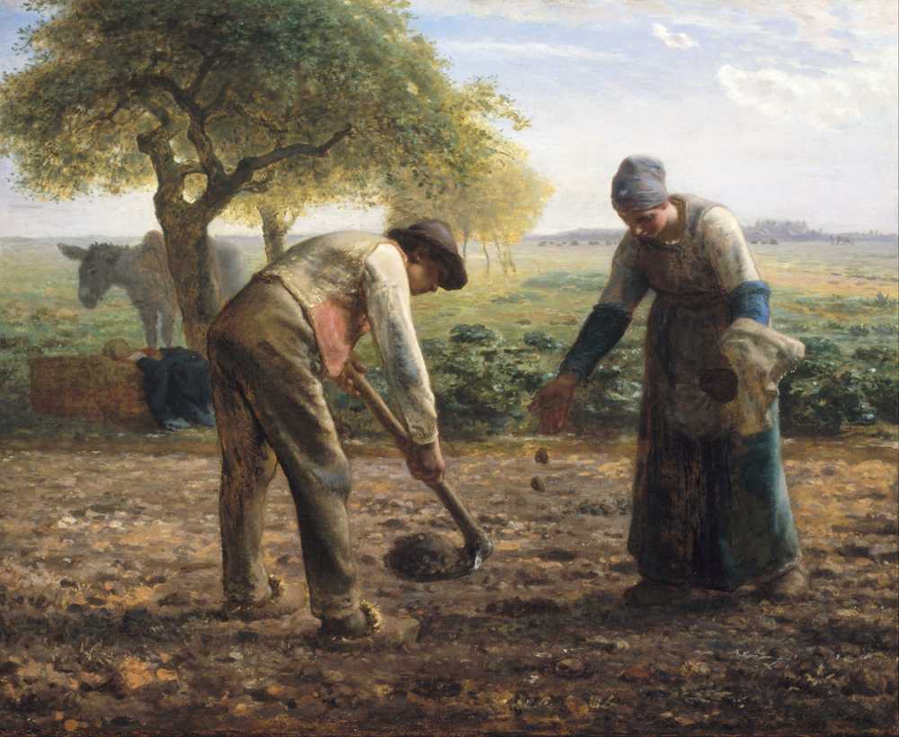 Potato Planters (about 1861) - Jean Francois Millet