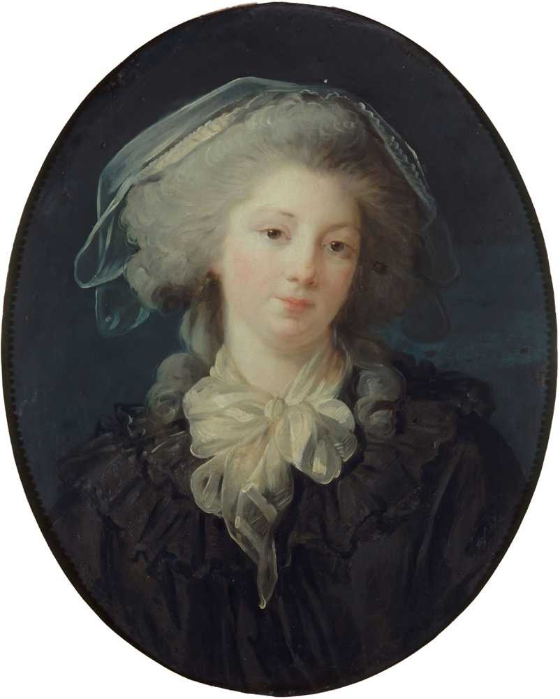 Presumed portrait of Charlotte-Francoise Bergeret de Norinval... - Vigee Le Brun
