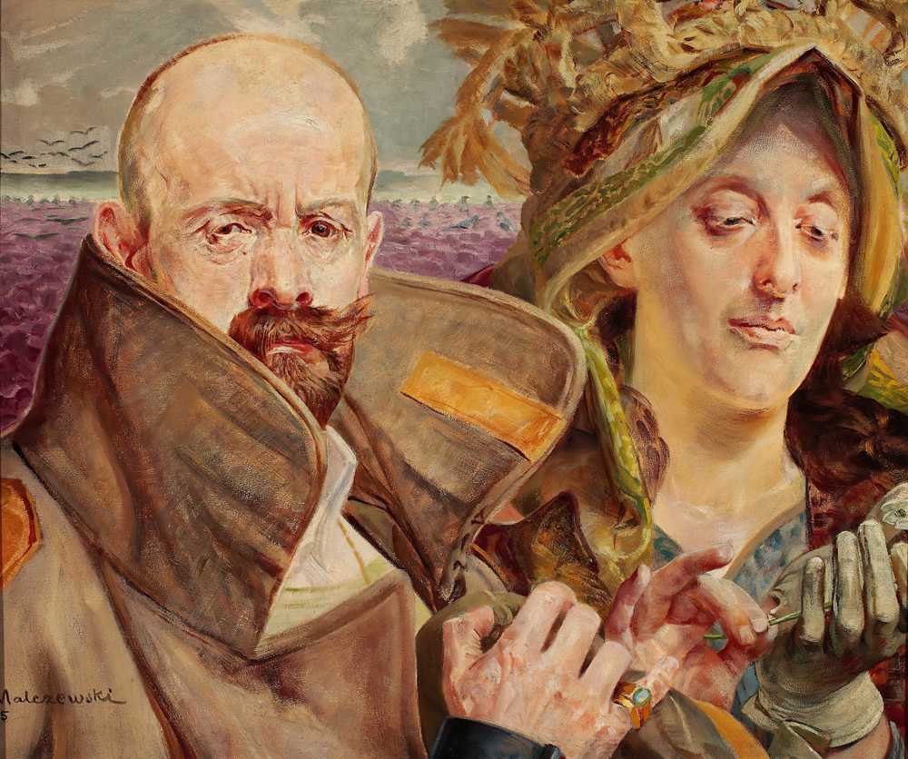 Primrose – Self-portrait with wife (1905) - Jacek Malczewski