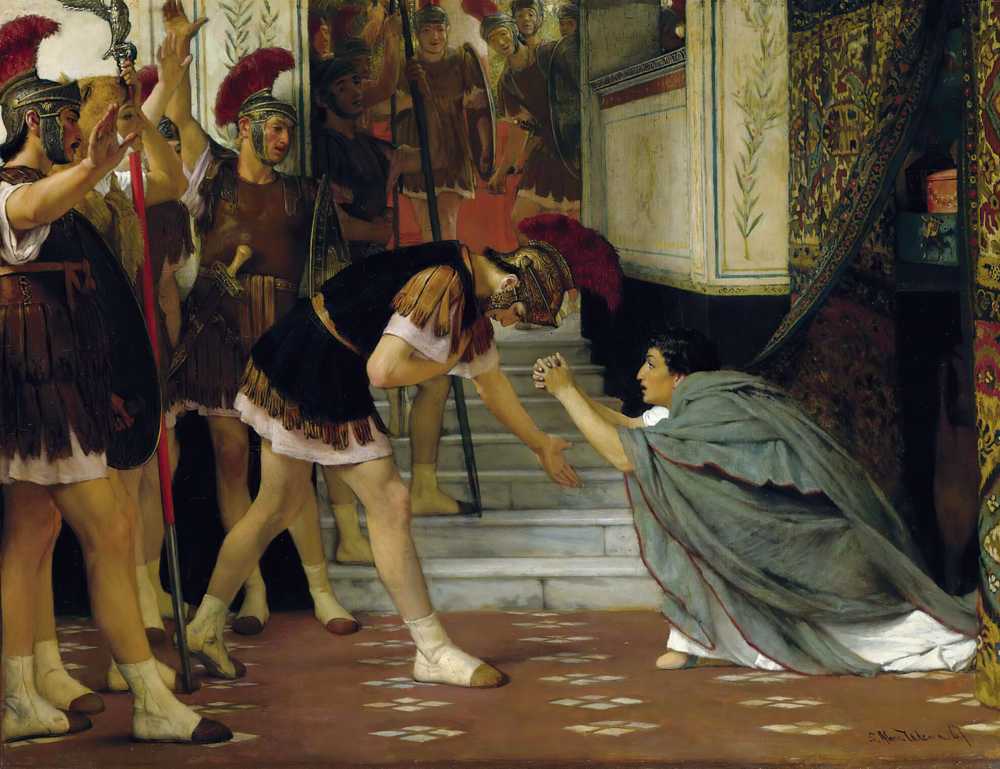 Proclaiming Claudius Emperor, Opus XlVIII (1867) - Alma-Tadema