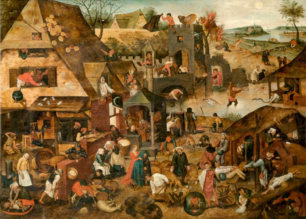 Proverbs - Pieter Brueghel Młodszy