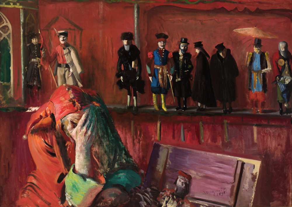 Puppet Show (Stańczyk) (1898) - Leon Wyczółkowski
