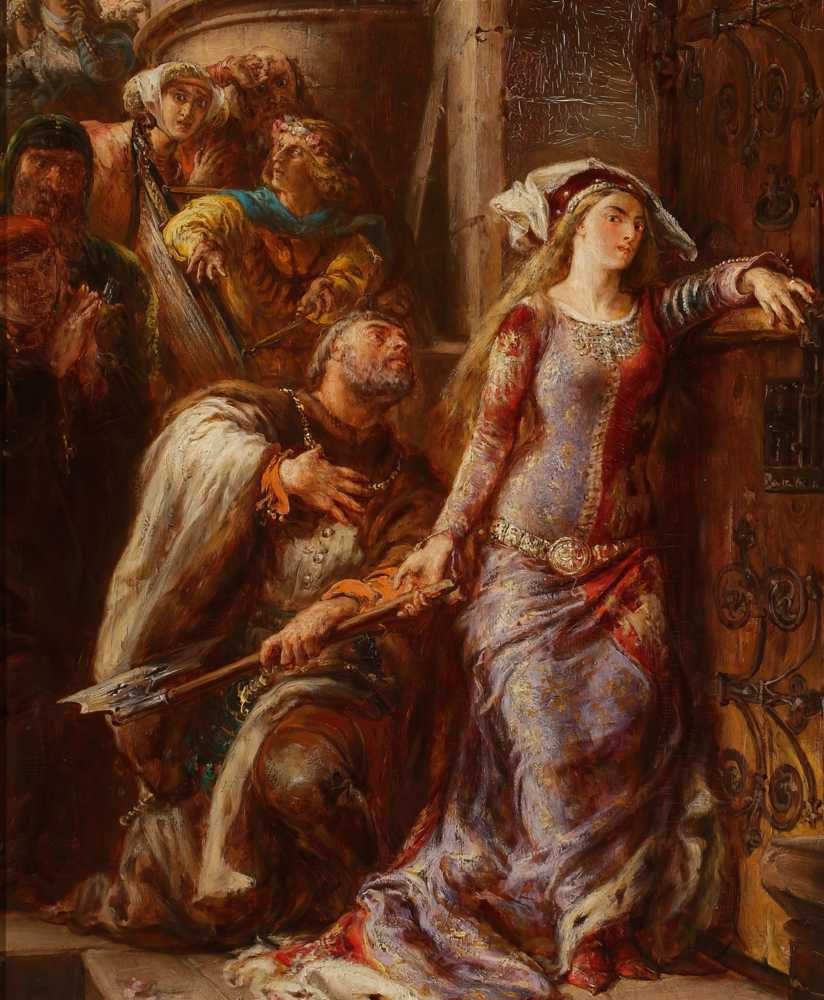 Queen Jadwiga and Dymitr of Goraj (1882) - Jan Matejko