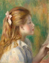 Reading (c. 1892) - Auguste Renoir