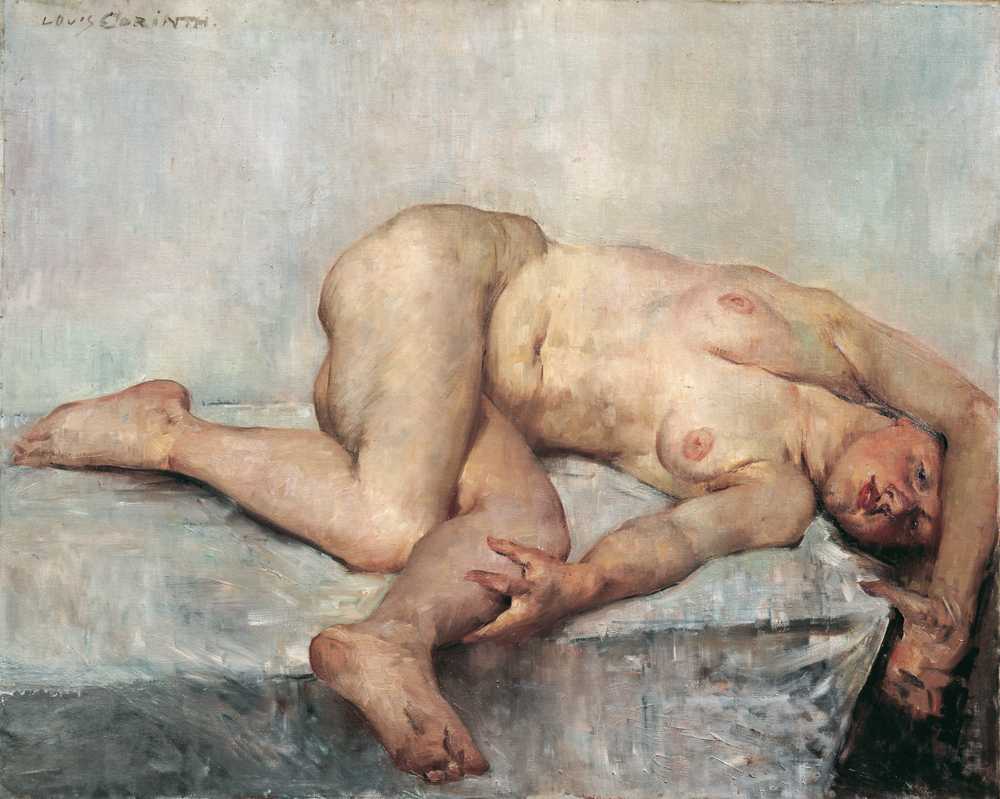 Reclining Female Nude (1907) - Lovis Corinth