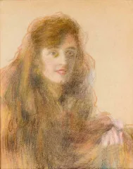Redhead (1890-1900) - Teodor Axentowicz