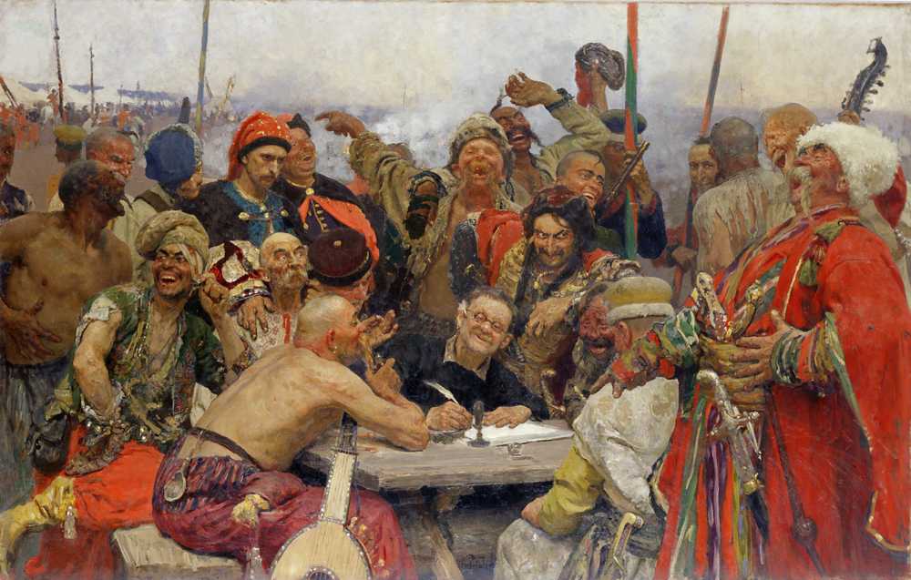Reply of the Zaporozhian Cossacks II - Ilja Jefimowicz Repin