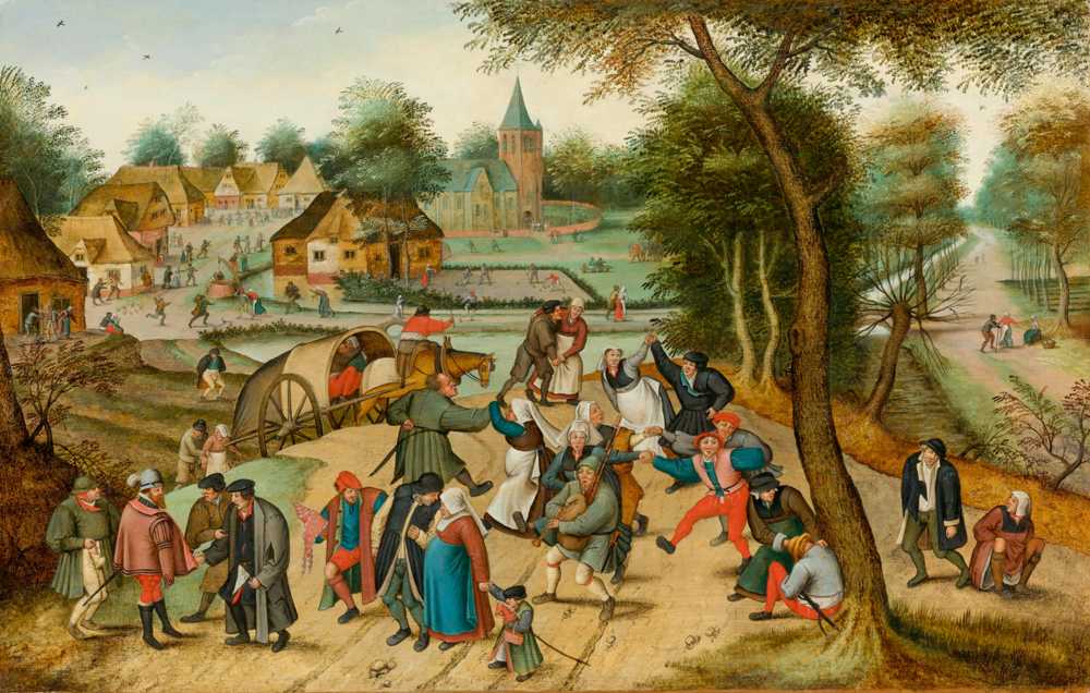 Return From The Kermesse - Pieter Brueghel Młodszy