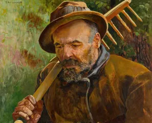 Returning from the Fields (1901) - Jacek Malczewski
