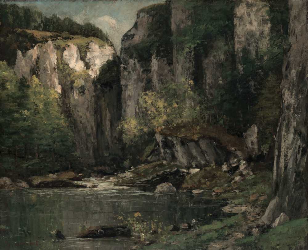 River and Rocks (1873–77) - Gustave Courbet
