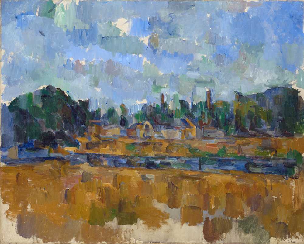 Riverside (1904) - Paul Cezanne