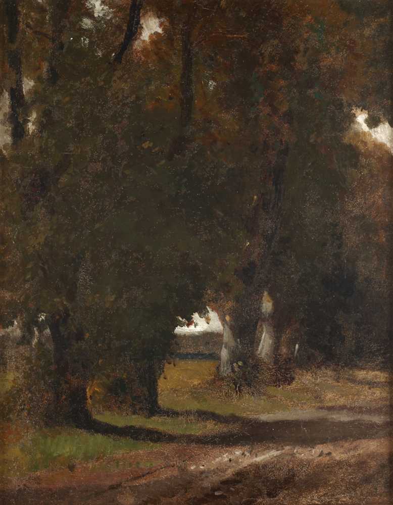 Road Among Trees (1870) - Maksymilian Gierymski