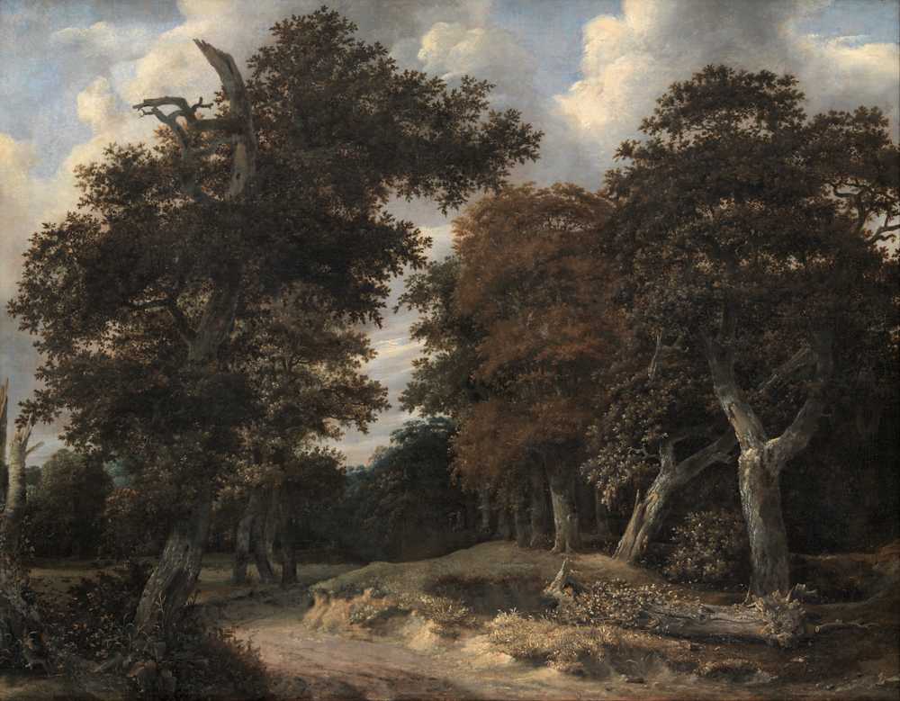 Road through an Oak Forest - Jacob Isaacksz van Ruisdael
