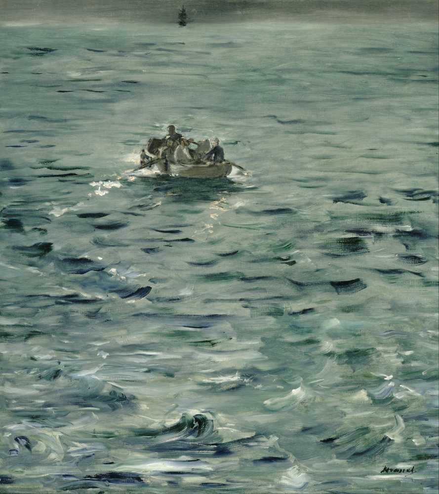 Rochefort’s Escape (circa 1881) - Edouard Manet