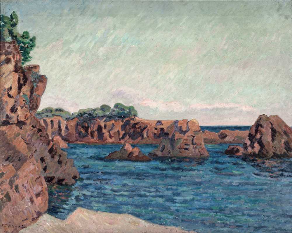 Rocks at Agay (1895) - Armand Guillaumin
