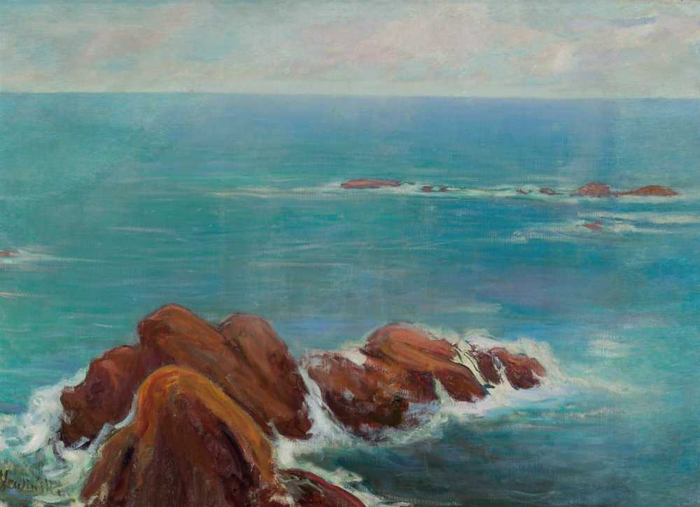 Rocks in Belle-Ille (circa 1904) - Władysław Ślewiński