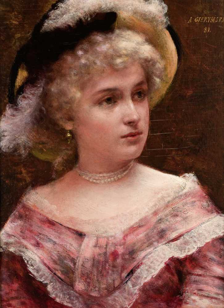 Rococo Lady (1881) - Aleksander Gierymski