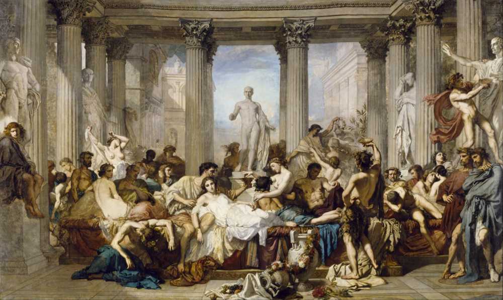 Romans during the Decadence (1847) - Thomas Couture