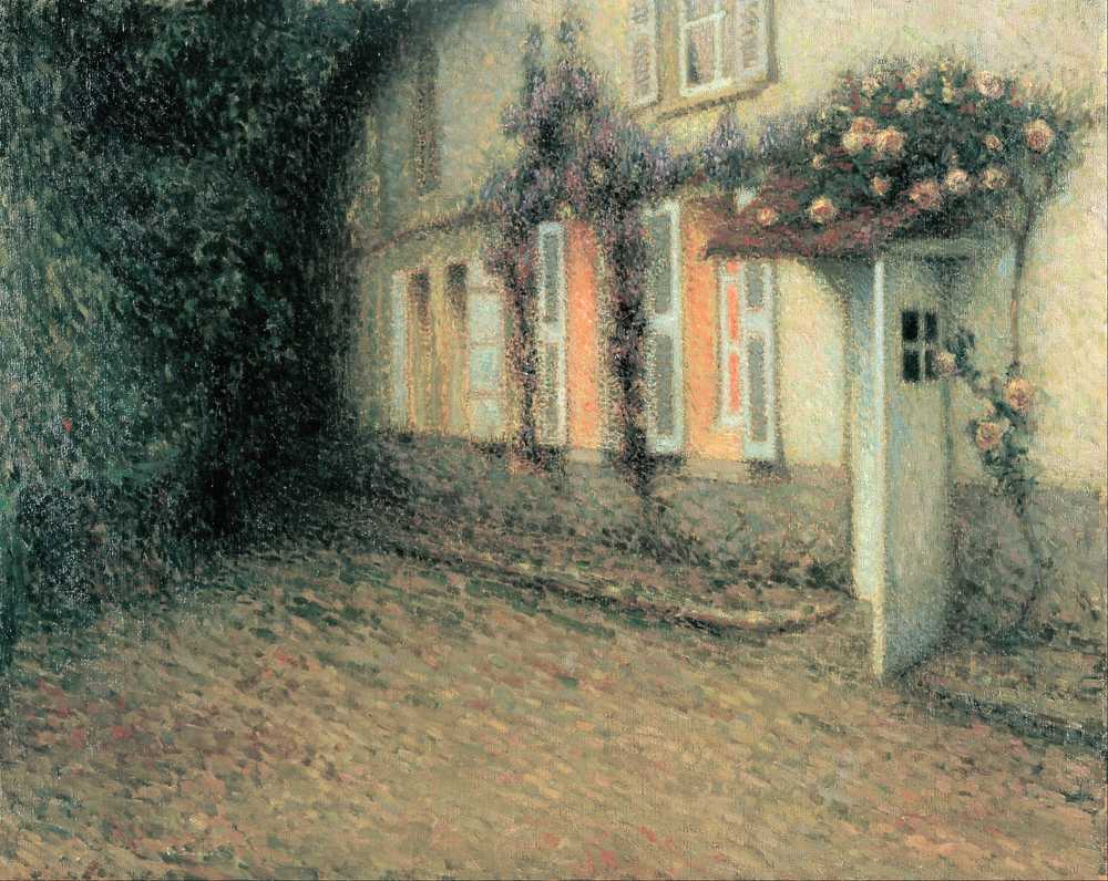 Roses and Wisterias on the House (1907) - Henri Le Sidaner
