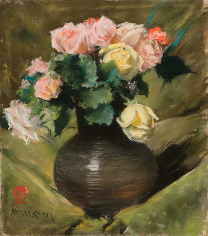 Roses (ca. 1883) - William Merritt Chase
