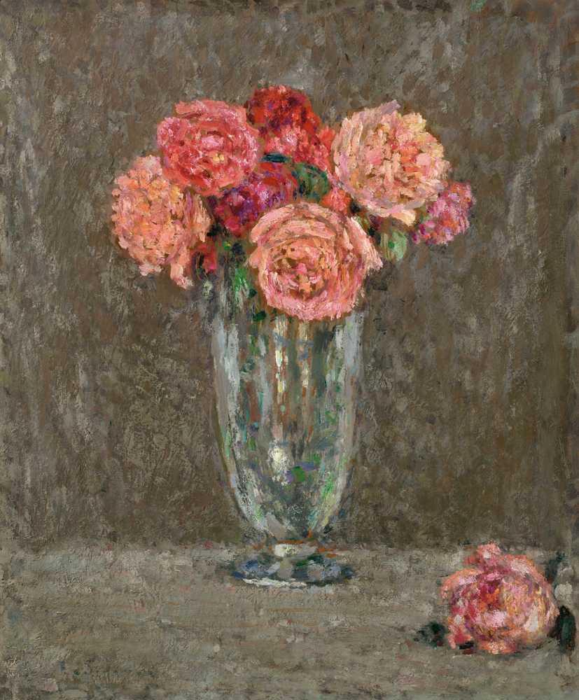 Roses (circa 1930) - Henri Le Sidaner