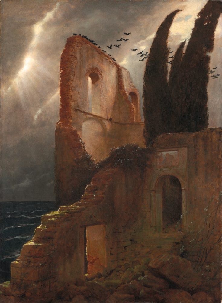 Ruin by the Sea (1881) - Arnold Bocklin