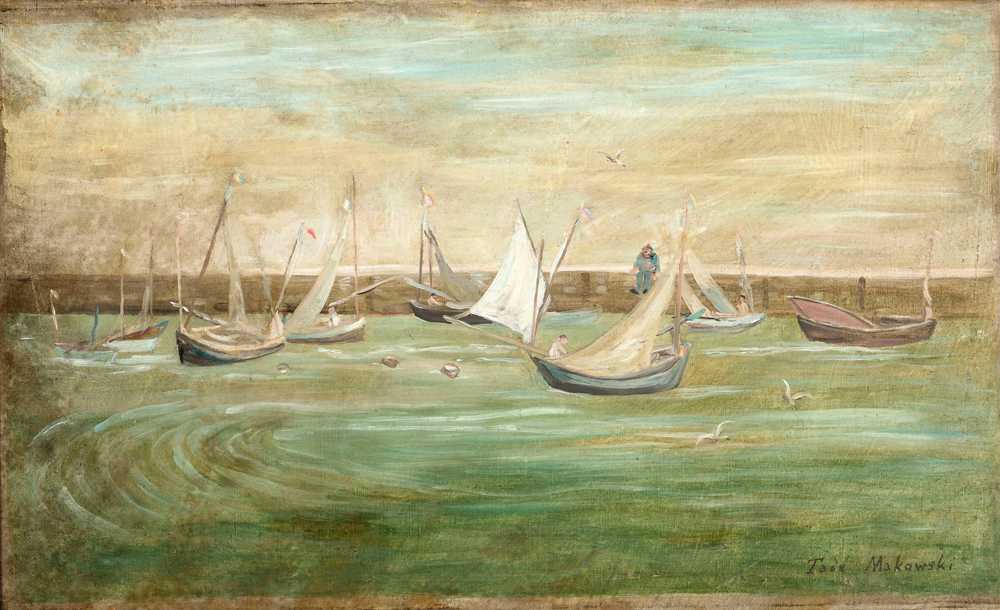 Sailing boats (1927) - Tadeusz Makowski