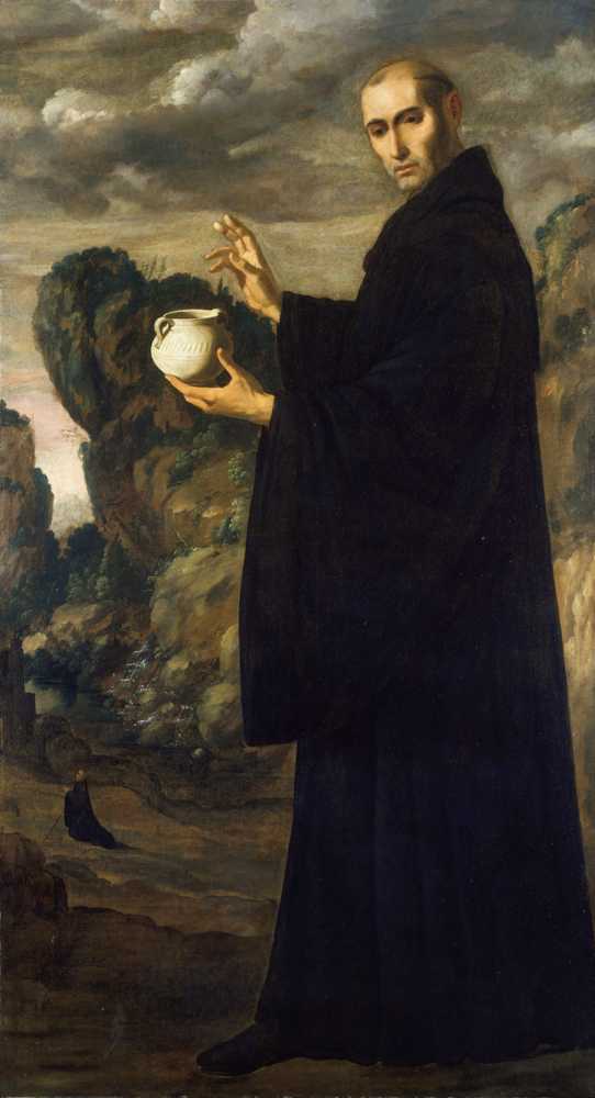 Saint Benedict - Francisco de Zurbarán