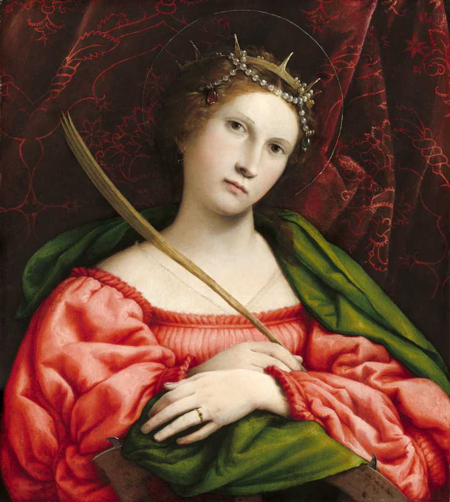 Saint Catherine (1522) - Lorenzo Lotto