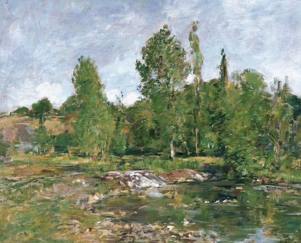 Saint-Cenery, The pond (circa 1890-92) - Eugene Boudin