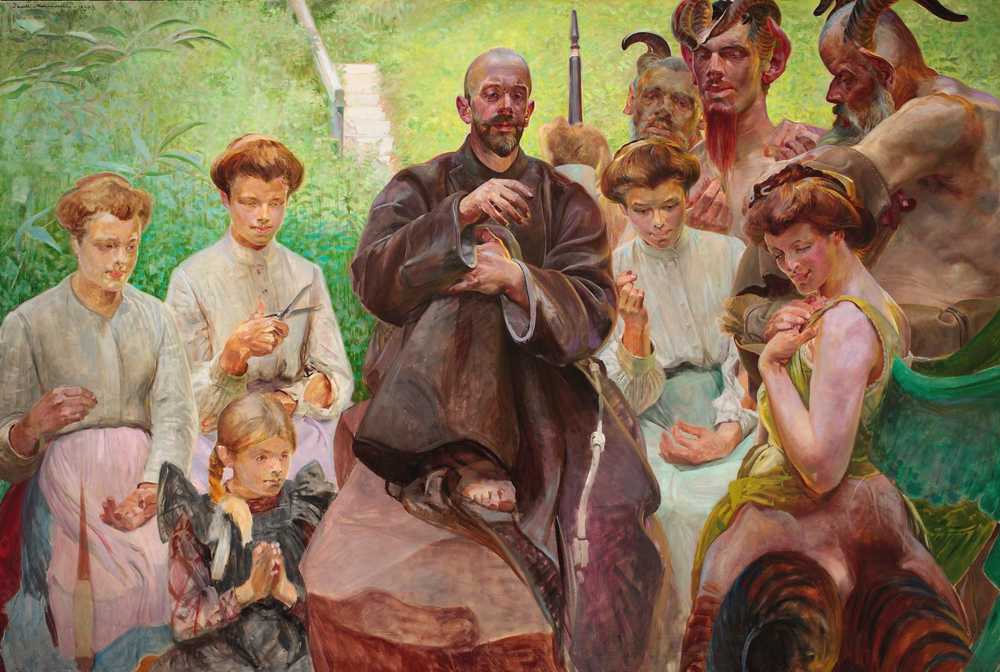 Saint Francis (1908) - Jacek Malczewski