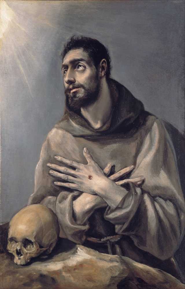 Saint Francis In Ecstasy (Ca. 1577-1580) - El Greco