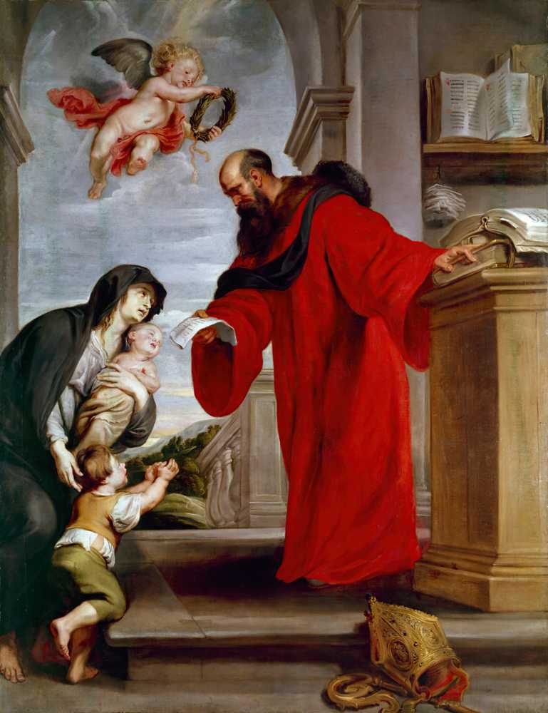 Saint Ives of Treguier, Patron of Lawyers, Defender of Widows and Or... - Rubens