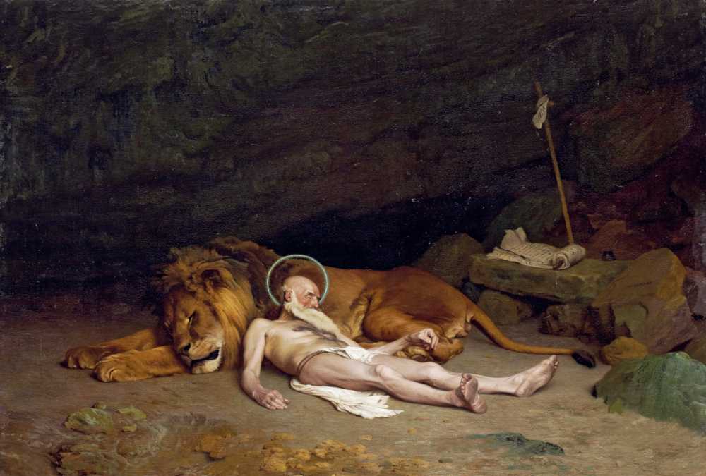 Saint Jerome (1874) - Jean-Leon Gerome