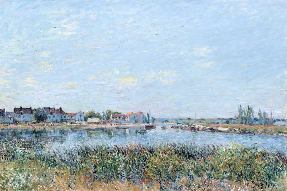 Saint-Mammes, The Morning (1881) - Alfred Sisley