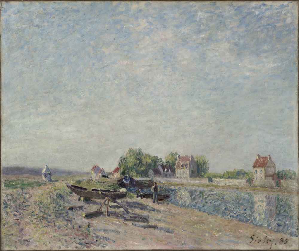 Saint-Mammes, Loing Canal - Alfred Sisley